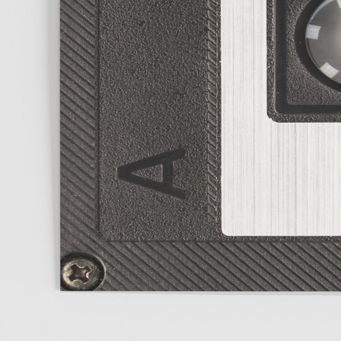 Cassette Tape Black And White #decor #society6 #buyart Poster Gallery Image 3