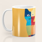 Squares Cat Coffee Mug Gallery Image 3