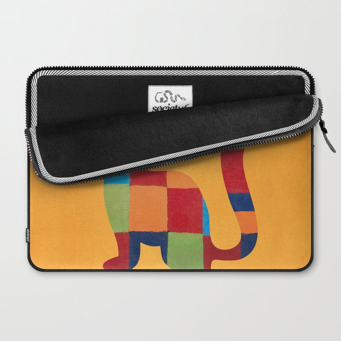 Squares Cat Laptop Sleeve Gallery Image 2