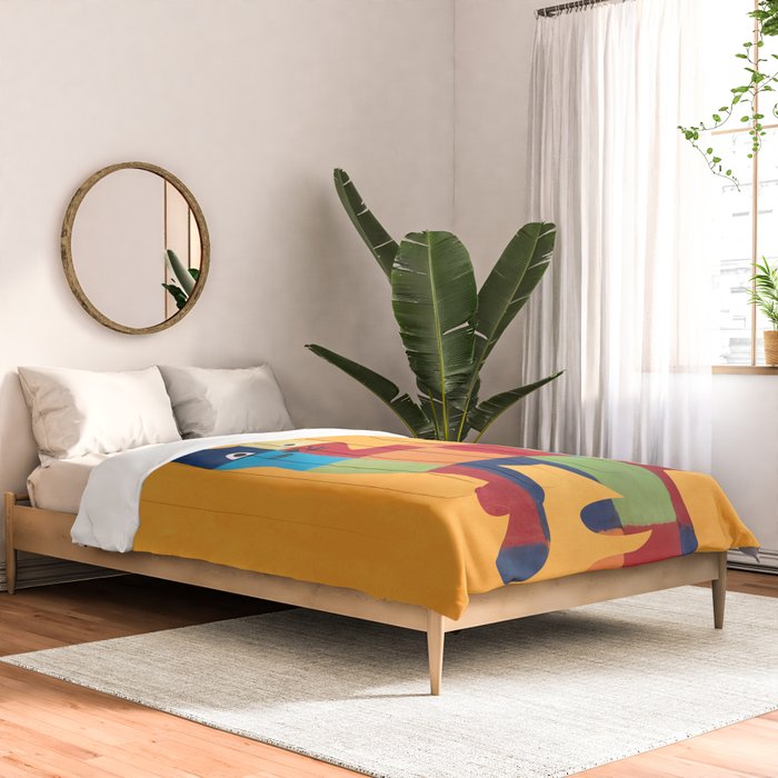Squares Cat Comforter Gallery Image 2