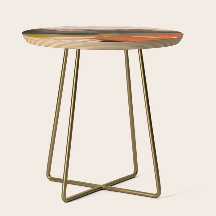 fall abstract landscape Side Table Gallery Image 1