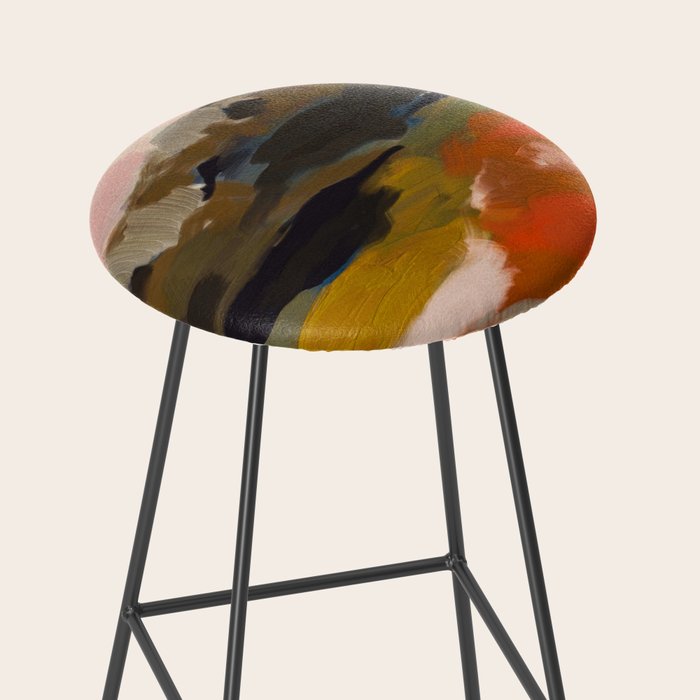 fall abstract landscape Stool Gallery Image 2