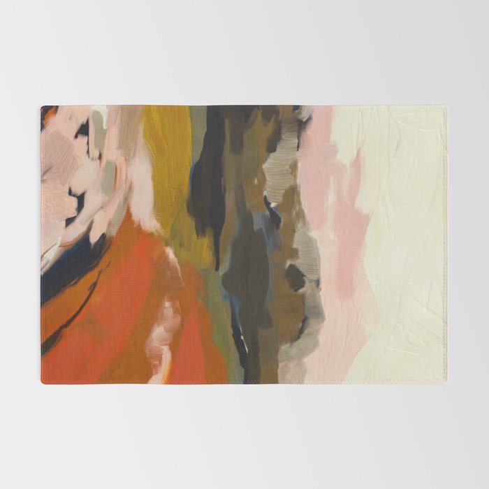 fall abstract landscape Rug Gallery Image 2