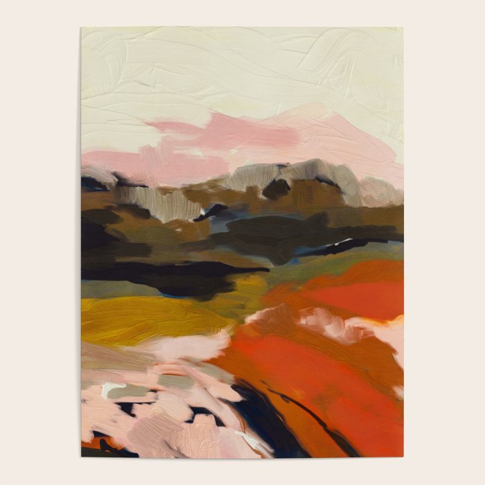 fall abstract landscape Poster Gallery Image 4