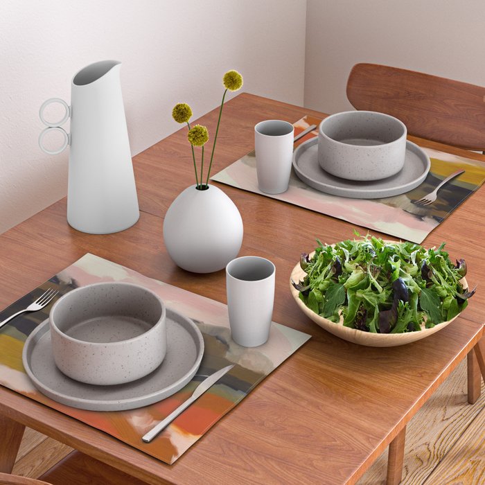 fall abstract landscape Placemat Gallery Image 2