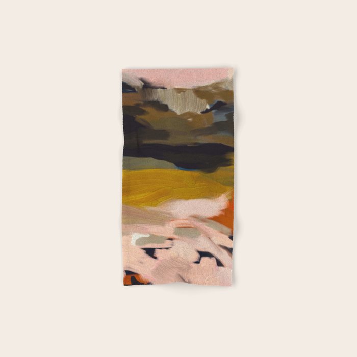fall abstract landscape Bath Towel Gallery Image 1