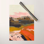 fall abstract landscape Wrapping Paper Gallery Image 1