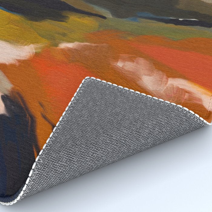 fall abstract landscape Rug Gallery Image 4