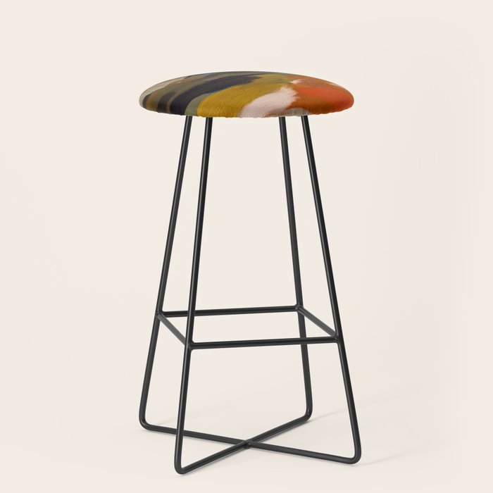 fall abstract landscape Stool Gallery Image 1