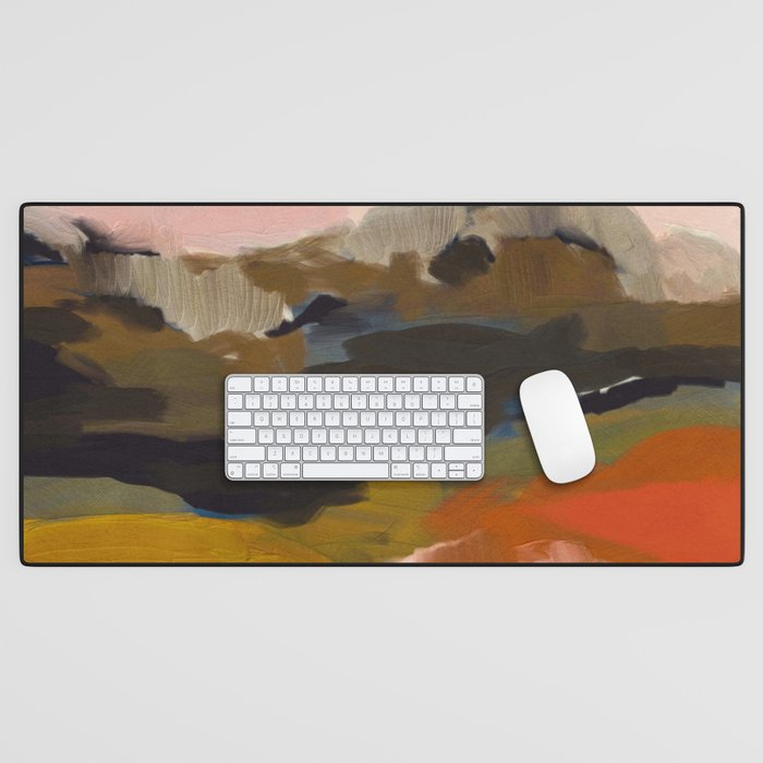 fall abstract landscape Desk Mat Gallery Image 1
