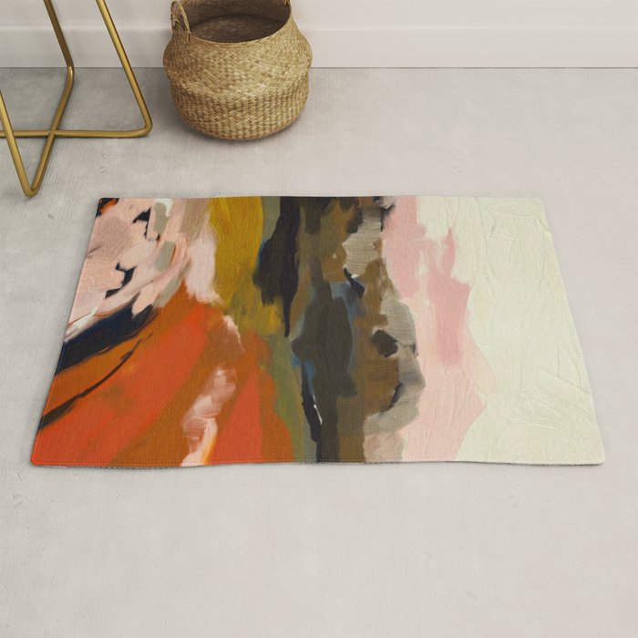 fall abstract landscape Rug Gallery Image 1