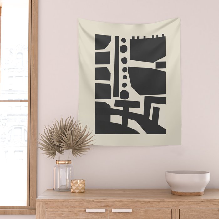 Geometrical Play 8 Wall Tapestry Gallery Image 2