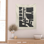 Geometrical Play 8 Wall Tapestry Gallery Image 2