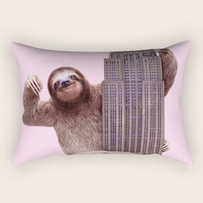 KING SLOTH Rectangular Pillow Gallery Image 2
