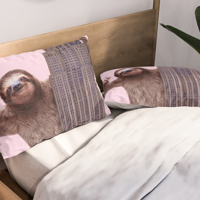 KING SLOTH Pillow Sham Gallery Image 2