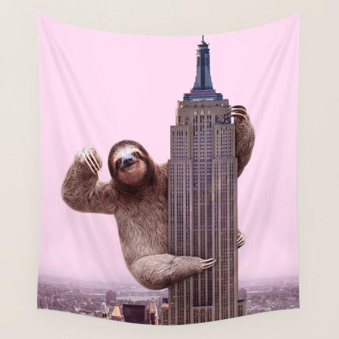 KING SLOTH Wall Tapestry Gallery Image 4