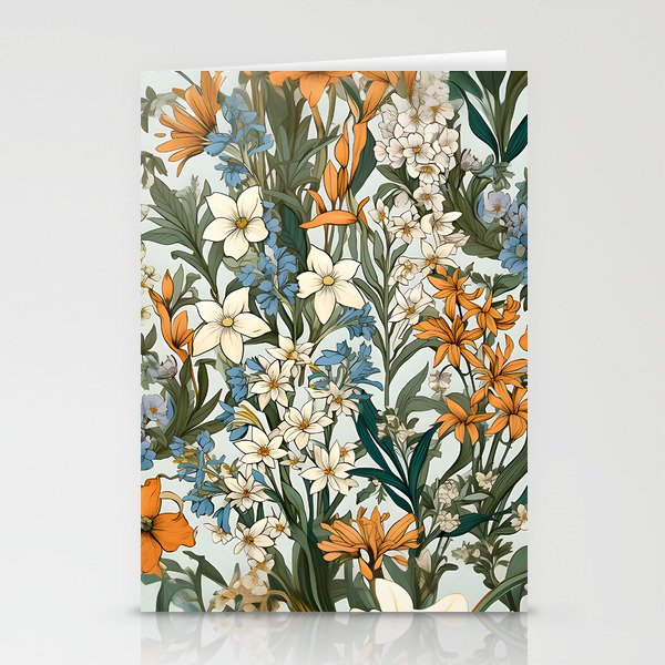 Countryside Bloom Floral Cottage Allure Stationery Card Gallery Image 2
