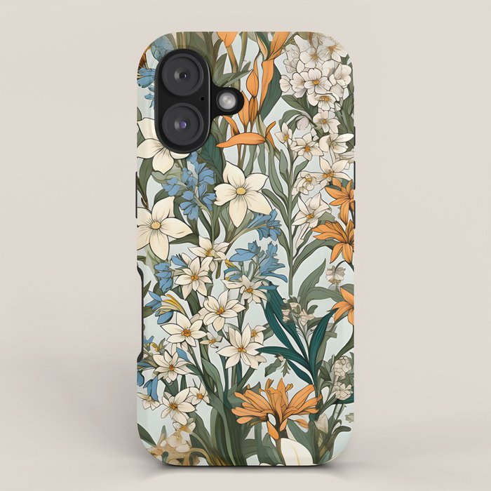 Countryside Bloom Floral Cottage Allure iPhone Case Gallery Image 1