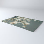Cherry Blossom Painting Japanese Wall Art Floral Print Wabi Sabi Art Sage Green Poster japandi Art Rug Gallery Image 3