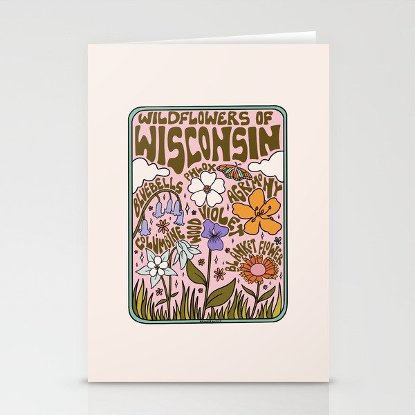 Wisconsin Wildflowers Stationery Card Gallery Image 2