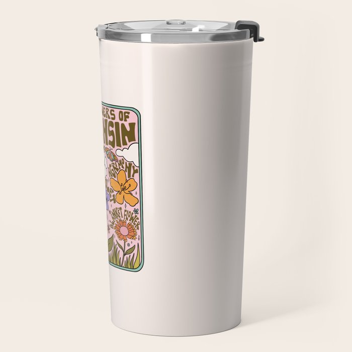 Wisconsin Wildflowers Travel Mug Gallery Image 2