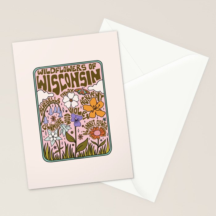 Wisconsin Wildflowers Stationery Card Gallery Image 2