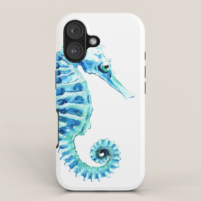 Coastal. Sea horse. iPhone Case Gallery Image 1