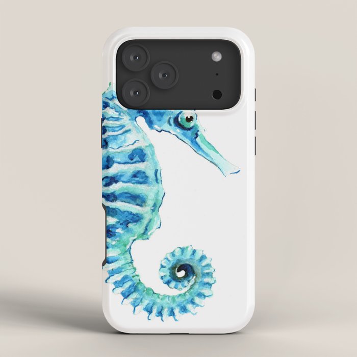 Coastal. Sea horse. iPhone Case Gallery Image 4