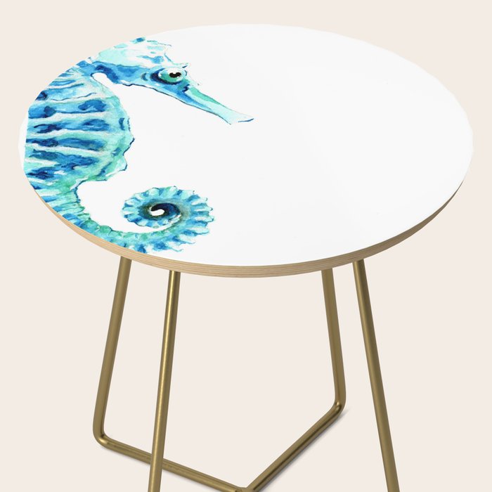 Coastal. Sea horse. Side Table Gallery Image 2