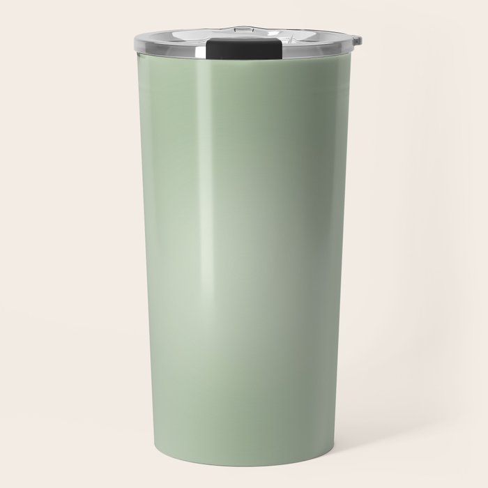 Aura Gradient In Sage Green Travel Mug Gallery Image 1