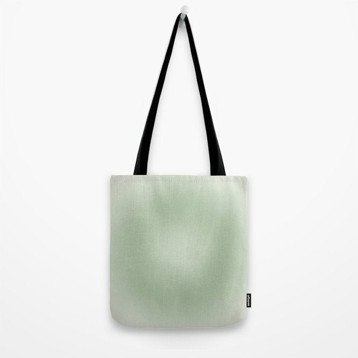 Aura Gradient In Sage Green Tote Bag Gallery Image 2