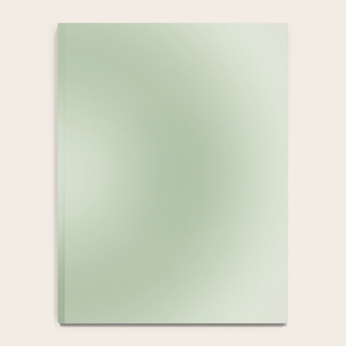 Aura Gradient In Sage Green Notebook Gallery Image 4