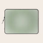 Aura Gradient In Sage Green Laptop Sleeve Gallery Image 1