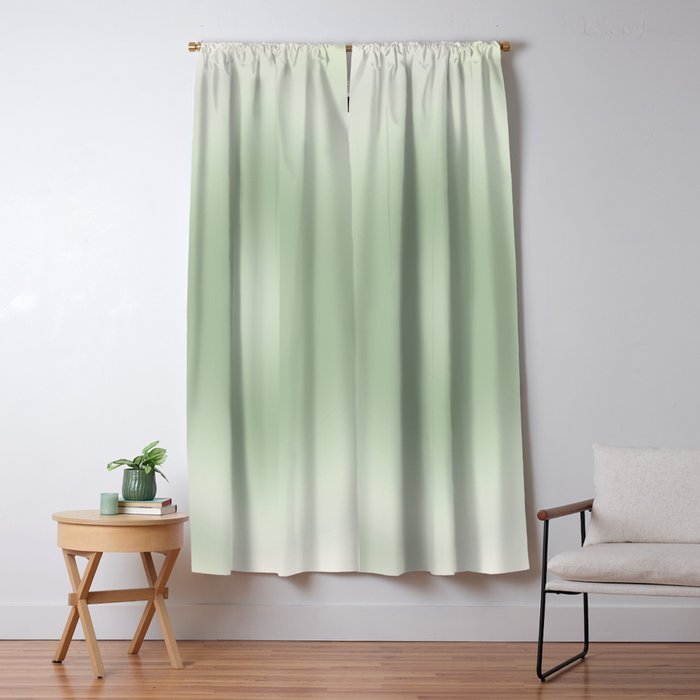 Aura Gradient In Sage Green Window Curtain Gallery Image 5