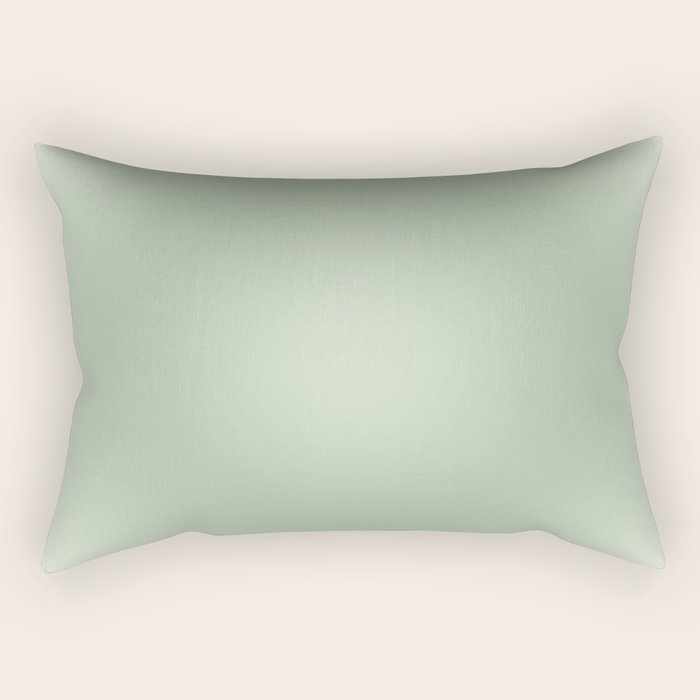 Aura Gradient In Sage Green Rectangular Pillow Gallery Image 1