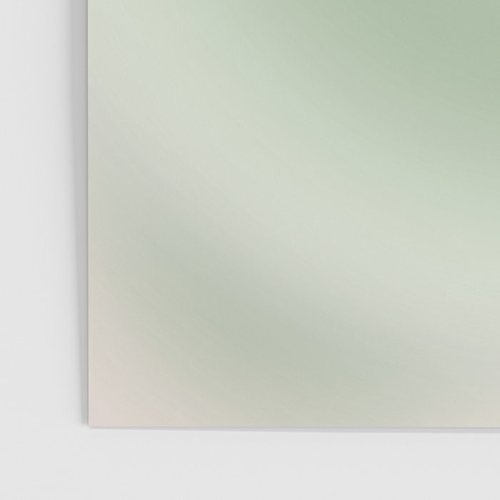 Aura Gradient In Sage Green Poster Gallery Image 3