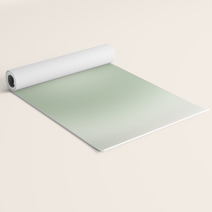 Aura Gradient In Sage Green Yoga Mat Gallery Image 2