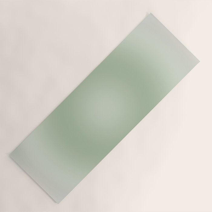 Aura Gradient In Sage Green Yoga Mat Gallery Image 1