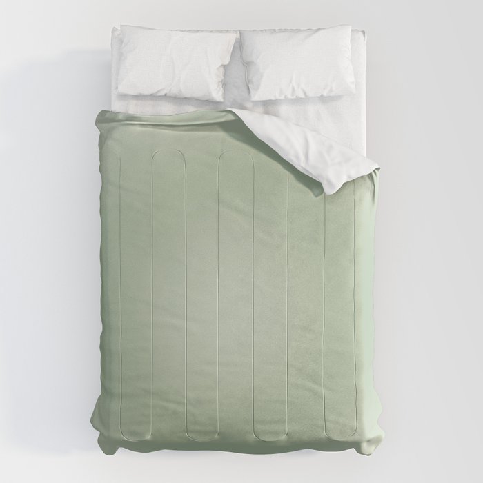 Aura Gradient In Sage Green Comforter Gallery Image 1