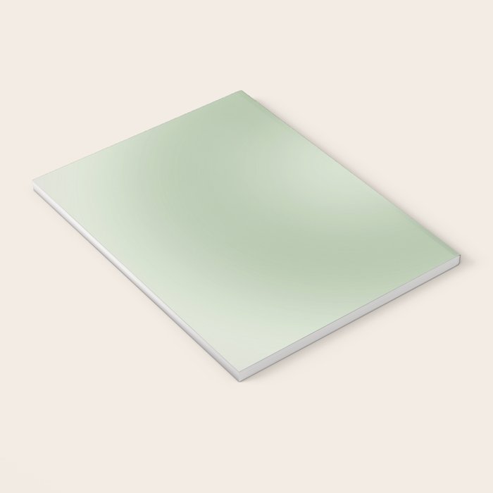 Aura Gradient In Sage Green Notebook Gallery Image 3