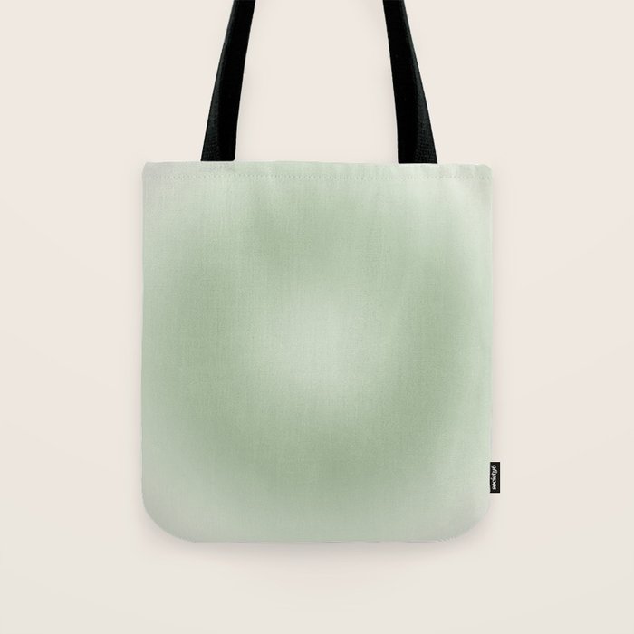 Aura Gradient In Sage Green Tote Bag Gallery Image 1
