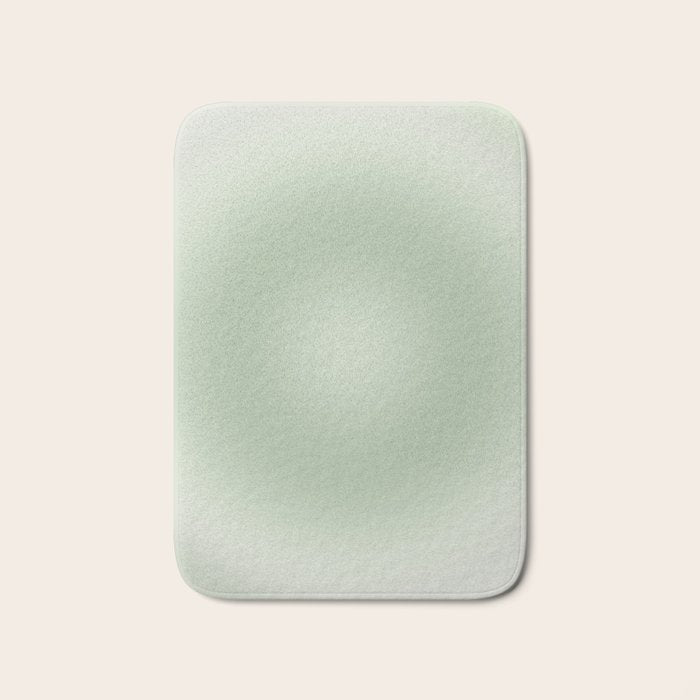 Aura Gradient In Sage Green Bath Mat Gallery Image 1