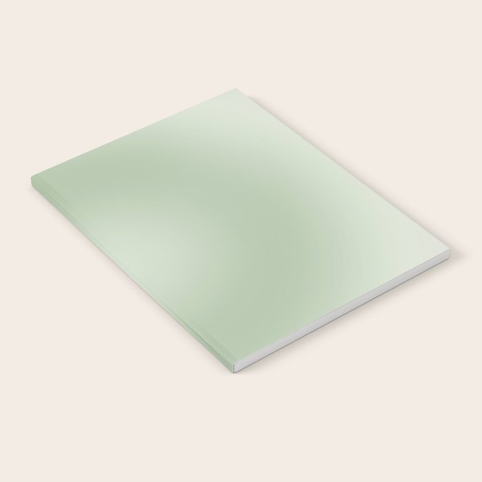 Aura Gradient In Sage Green Notebook Gallery Image 2