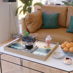 Mountain Lake Sunrise Serving Tray Gallery Image 2