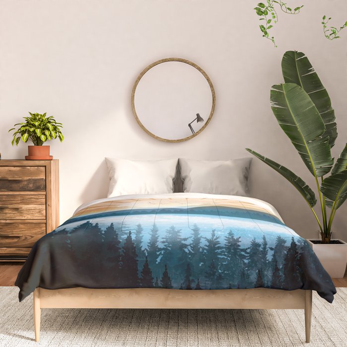 Mountain Lake Sunrise Comforter Gallery Image 3