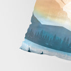 Mountain Lake Sunrise Pillow Sham Gallery Image 4