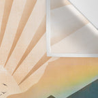 Mountain Lake Sunrise Wall Tapestry Gallery Image 3