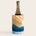 Mountain Lake Sunrise Wine Chiller Gallery Image 2