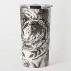 Chubbs the Bulldog Travel Mug Gallery Image 1