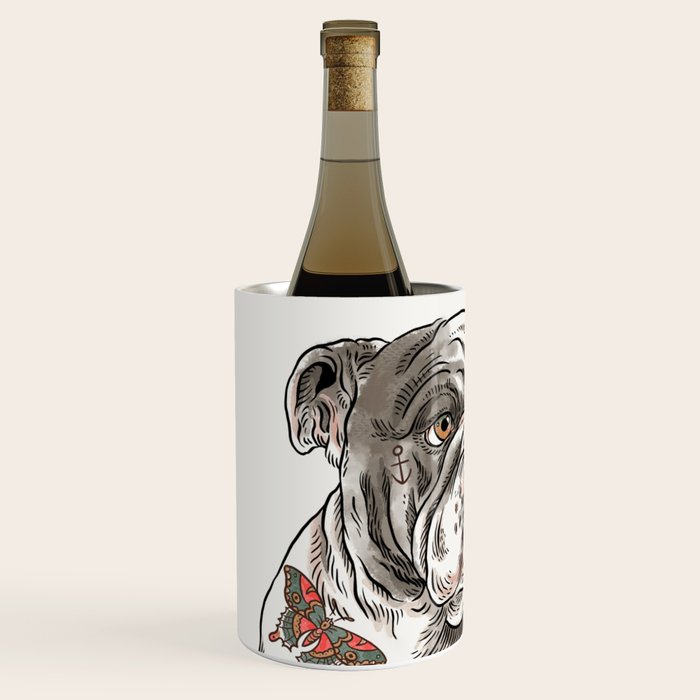 Chubbs the Bulldog Wine Chiller Gallery Image 2